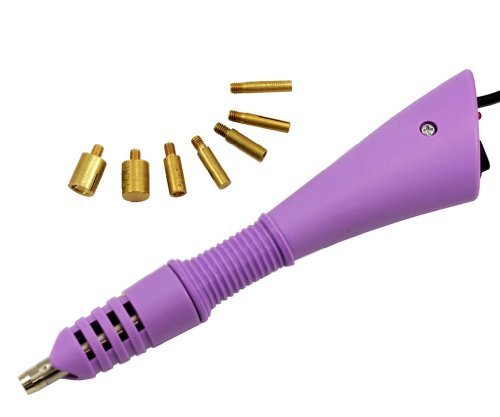 Kit Applicateur Strass Hotfix Avec 8600 Strass - Outil Thermocollant, 6 Embouts, Pochoirs, étui - Pour Tissu, Cuir, Vêtements DIY