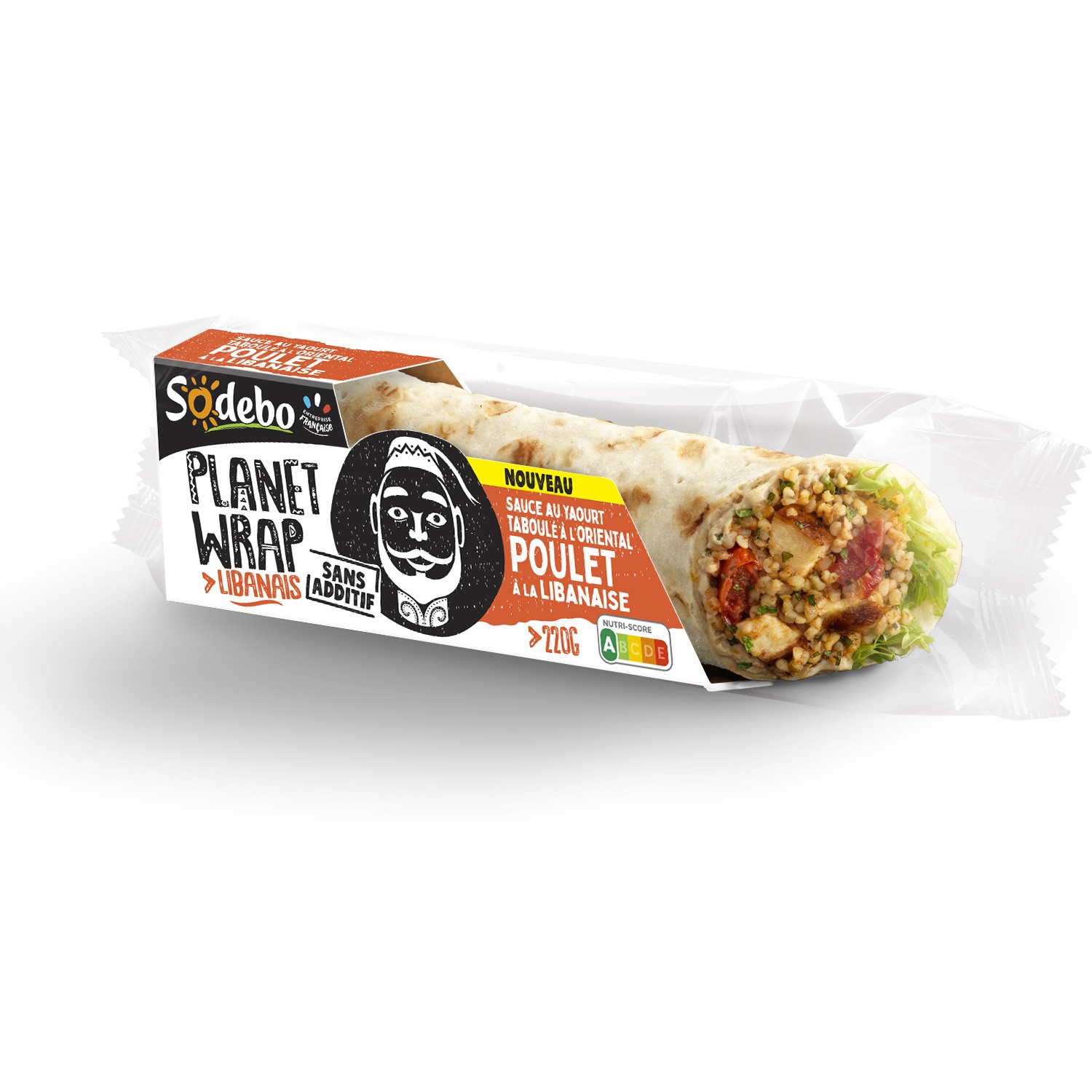SODEBO Wrap poulet à la Libanaise SODEBO
