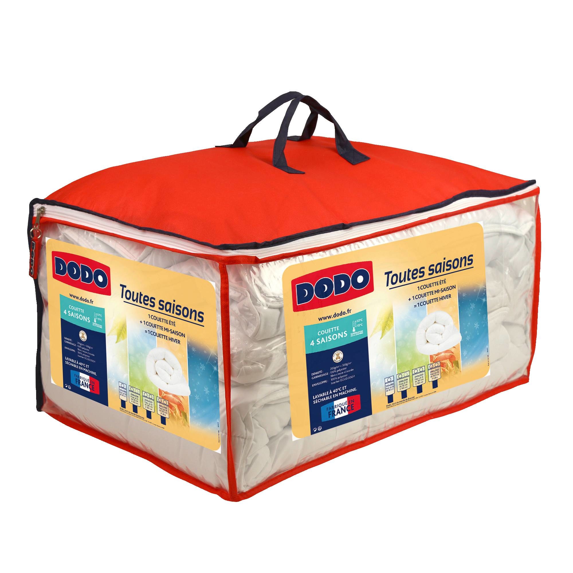 Couette Bicolore Pour Enfant 100x140 Cm Mon P'tit Dodo - Garnissage Fibre Creuse, Enveloppe Microfibre - TOG 3,7 - Réversible
