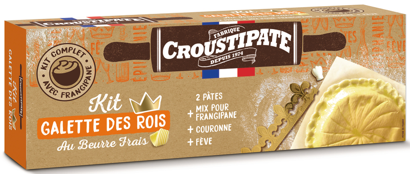 Kit pour galette des rois Kit CROUSTIPATE : le kit de 580 g à Prix Carrefour