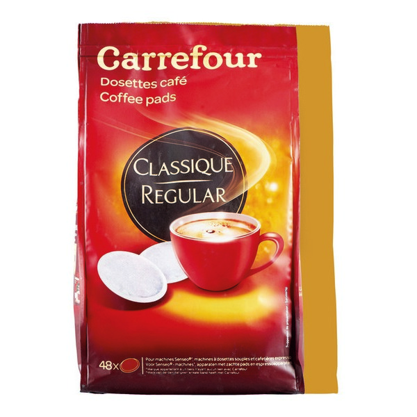 Café dosettes Compatibles Senseo classique CARREFOUR : la boite de 36  dosettes à Prix Carrefour