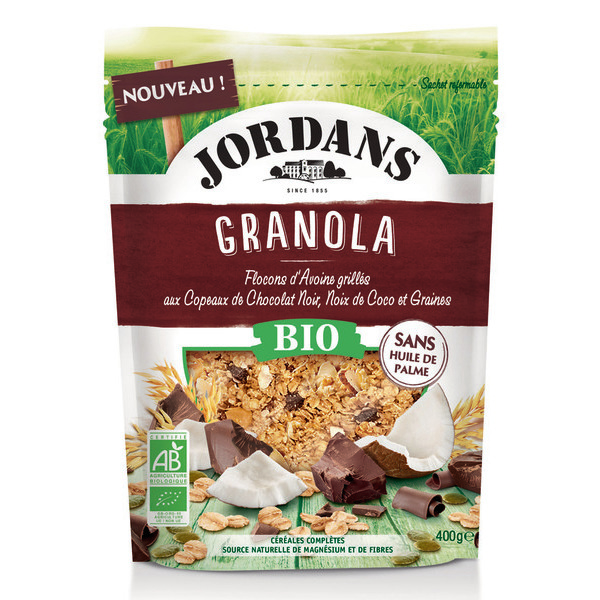 jordans Granola Flocons d'avoine grillées Bio