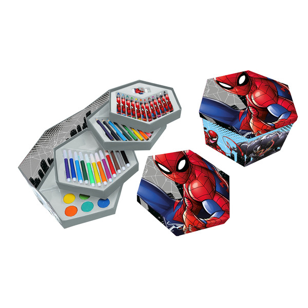 5901276098355 Disney Boite Coloriage 51 Pieces Spiderman