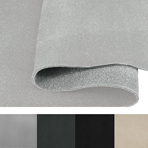 FORTIS POLSTER Tissu revêtement ciel de toit automobile gris clair pour  rénovation de côtés de portes,ciel de toit,160 cm : : Auto et Moto