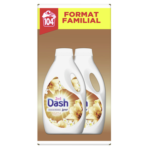 Promo Dash lessive liquide 2 en 1 chez Carrefour Market