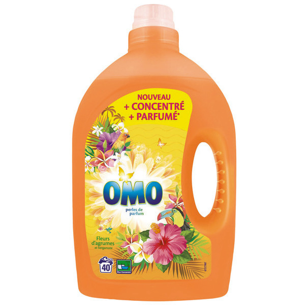 Omo lessive liquide festival de fruits et fleurs d'été les 2