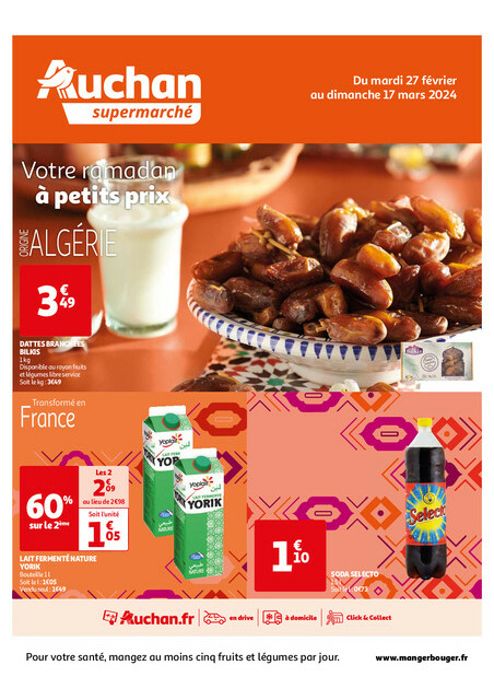 Auchan Votre ramadan à petits prix dans votre super