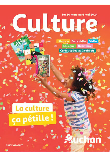 Auchan Culture : Suivez le guide du printemps !