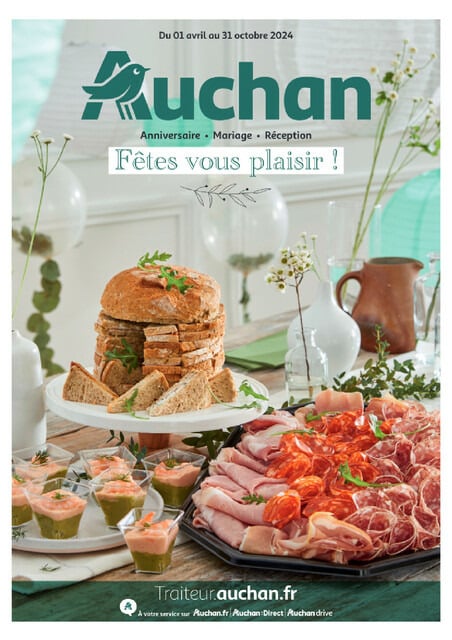Auchan Guide traiteur : épatez vos convives !