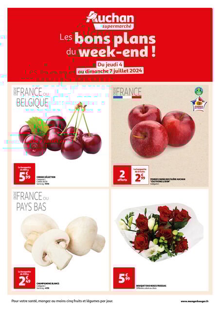 Auchan Les bons plans du week-end dans votre super !