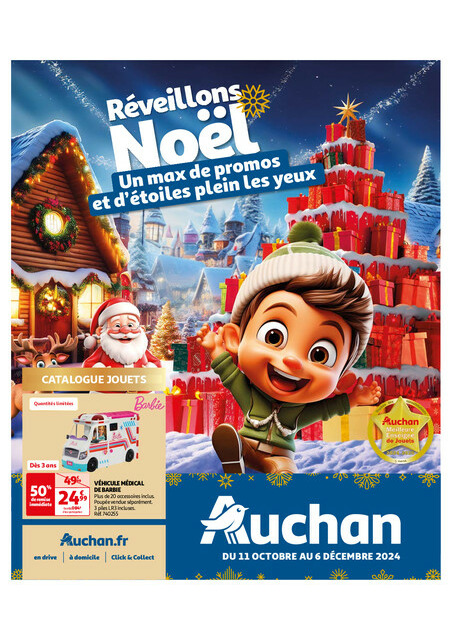 Auchan Réveillons Noël, un max de promos pour les fêtes 