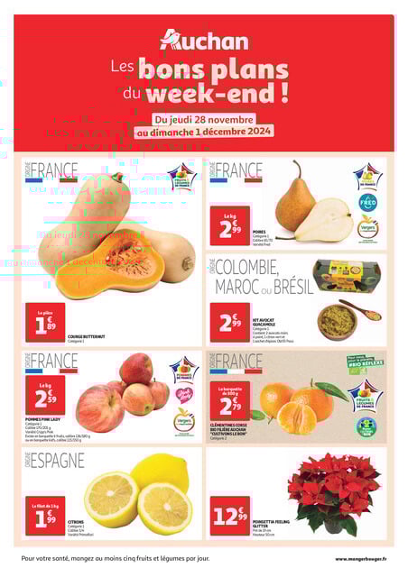 Auchan Les bons plans du week-end dans votre hyper !