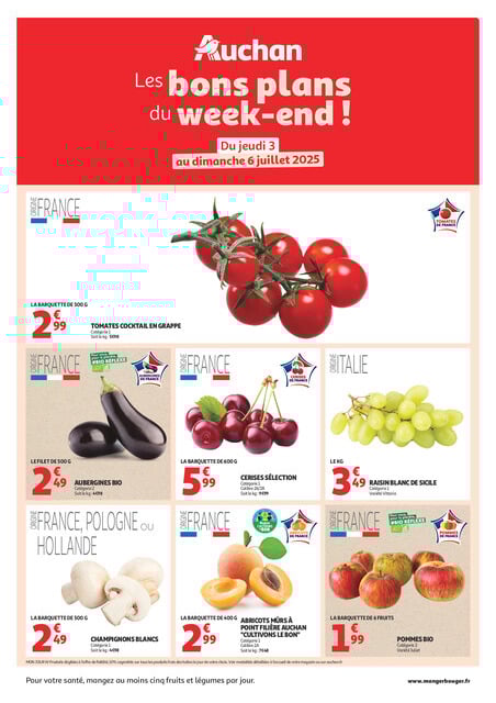 Les bons plans du week-end dans votre hyper !