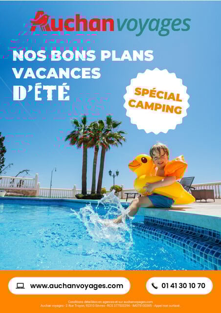 Auchan voyages : cet été, partez en vacances au camping !
