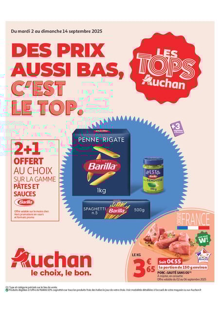 Auchan Des prix aussi bas, c'est le top !