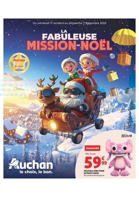 Auchan La fabuleuse mission de Noël