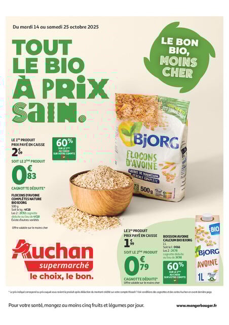 Tout le bio à prix sain dans votre super
