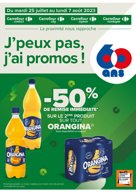 J'peux pas, j'ai promos du 25 juillet au lundi 7 août 2023