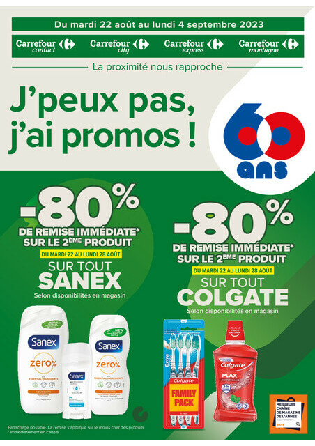 J'peux pas, j'ai promos du 22 août au 4 septembre 2023