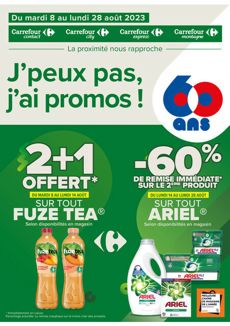 J'peux pas, j'ai promos du 8 au 28 août 2023 !