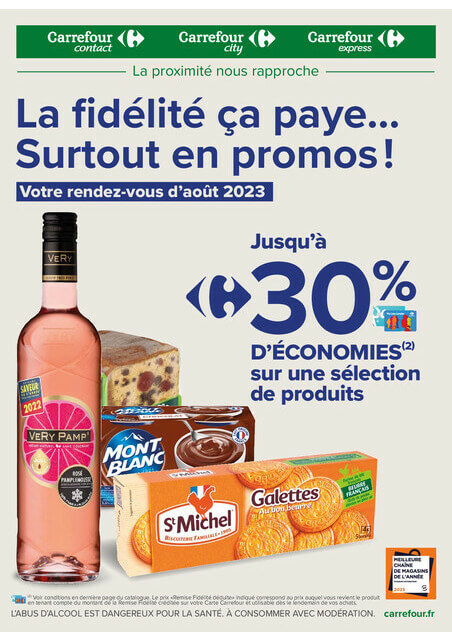 Votre rendez-vous fidélité d'août