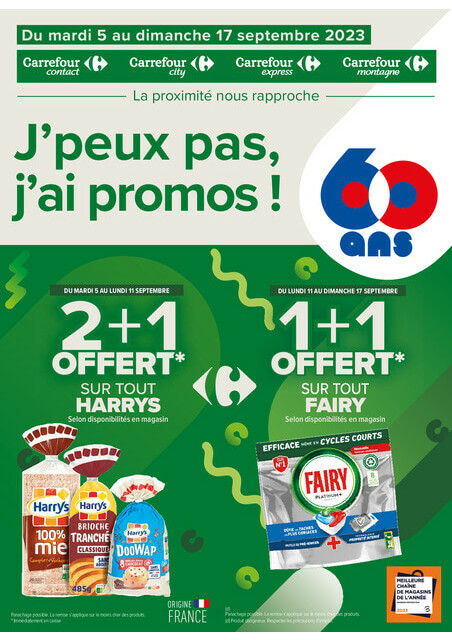 J'peux pas, j'ai promos du 5 au 17 septembre 2023