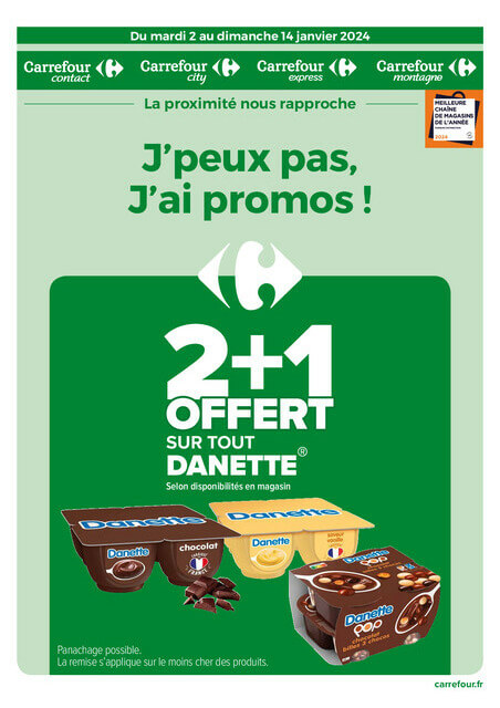 Carrefour Express J'peux pas, j'ai promo du 2 au 14 janvier 2024 !