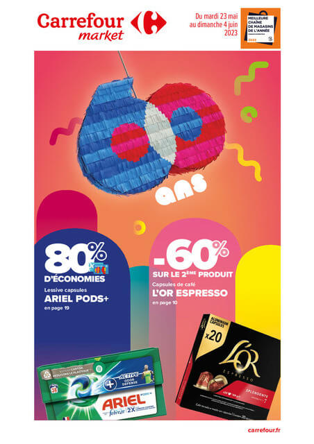 Carrefour Market 60 ans