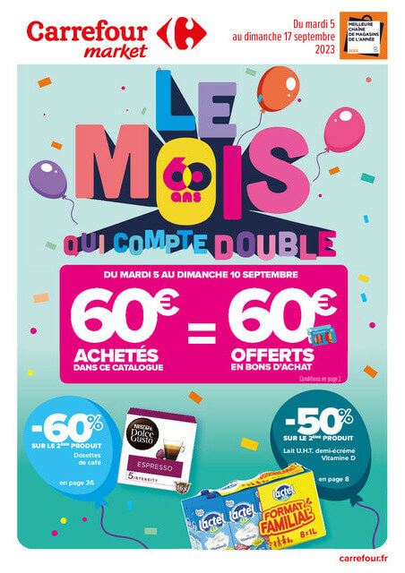 Le mois 60 ans qui compte double