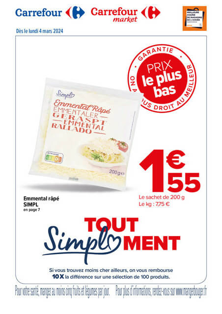 Carrefour Market Des économies tout Simplement