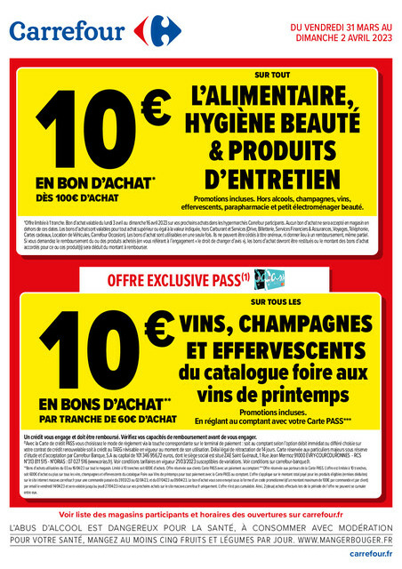 Carrefour Les Offres Bon d'achat