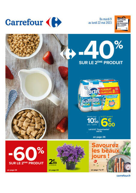 Carrefour -40% SUR LE 2ÈME PRODUIT