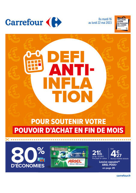 Carrefour Défi anti-inflation
