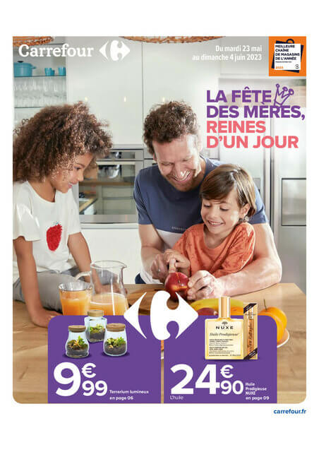 Carrefour La fête des mères, reines d'un jour