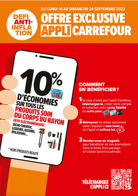 Offres Exclusive Appli Carrefour
