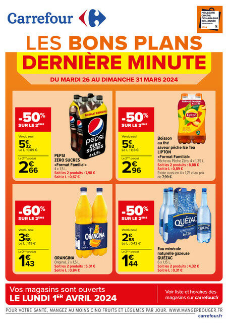 Carrefour Les Bons Plans de dernière minute