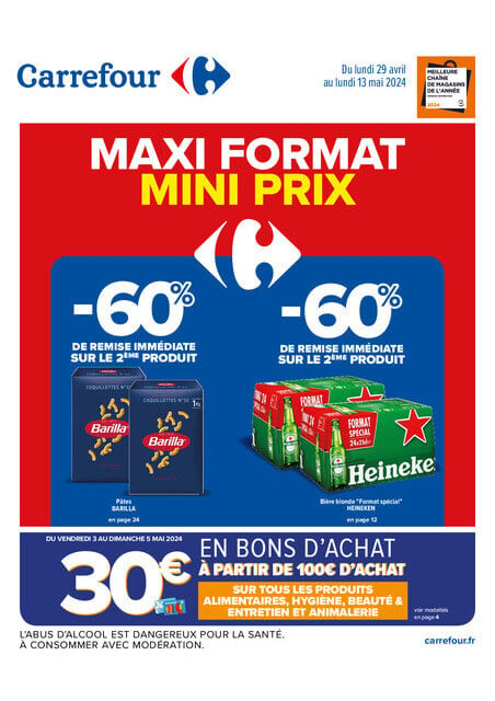 Carrefour Maxi format, mini prix 