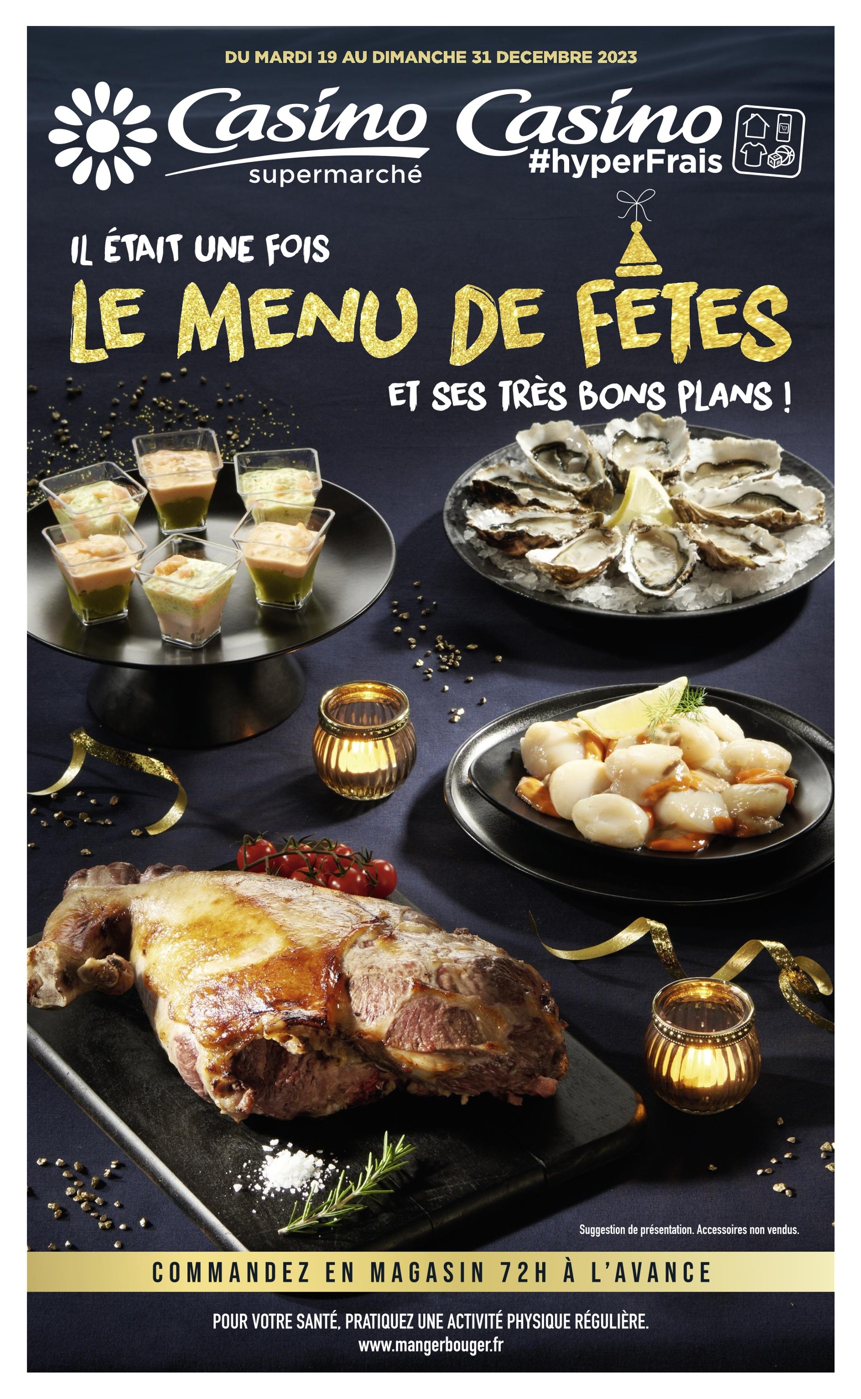 IL ÉTAIT UNE FOIS LE MENU DE FÊTES ET SES TRÈS BONS PLANS !