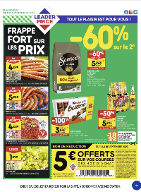 Frappe fort sur les prix du 12/09/2023