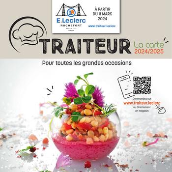 Leclerc CARTE TRAITEUR 2024