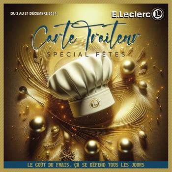 Leclerc Carte traiteur festive
