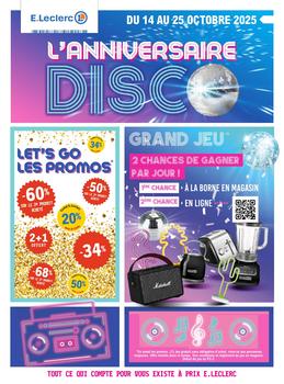 Leclerc L'ANNIVERSAIRE DISCO