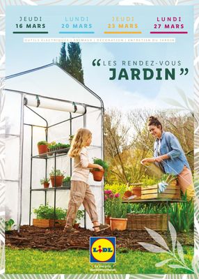 Lidl Catalogue jardinage Du 16/03 au 27/03