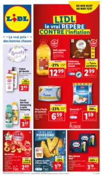 Catalogue du 05/07 au 07/11
