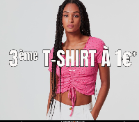 3e T-SHIRT À 1€