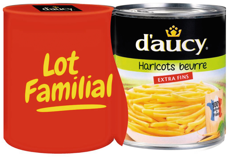 HARICOTS BEURRE EXTRA FINS D'aucy
