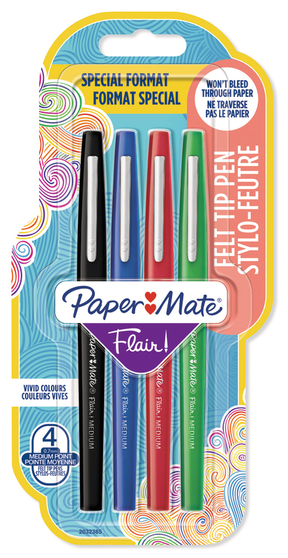 4 FEUTRES D’ÉCRITURE 