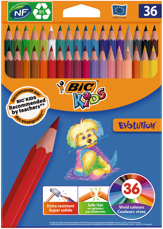 CRAYONS DE COULEUR EVOLUTION