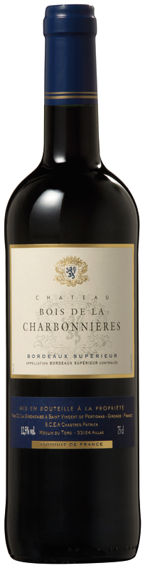 AOP BORDEAUX SUPÉRIEUR ROUGE Château Bois de la Charbonnières 3423290107735 Château Bois de la Charbonnières