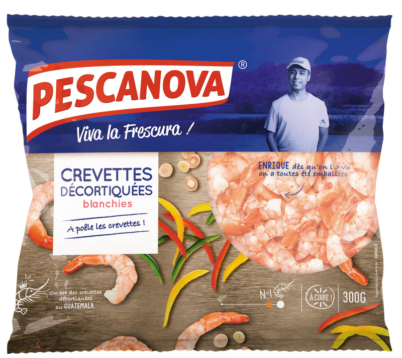 CREVETTES DECORTIQUEES BLANCHIES PESCANOVA